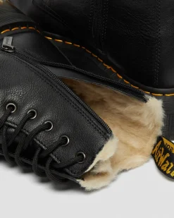 Dr. Martens Jadon Imitatiebont Gevoerde Leren Platformlaarzen^WOMENS Winter Stijlen|Laarzen