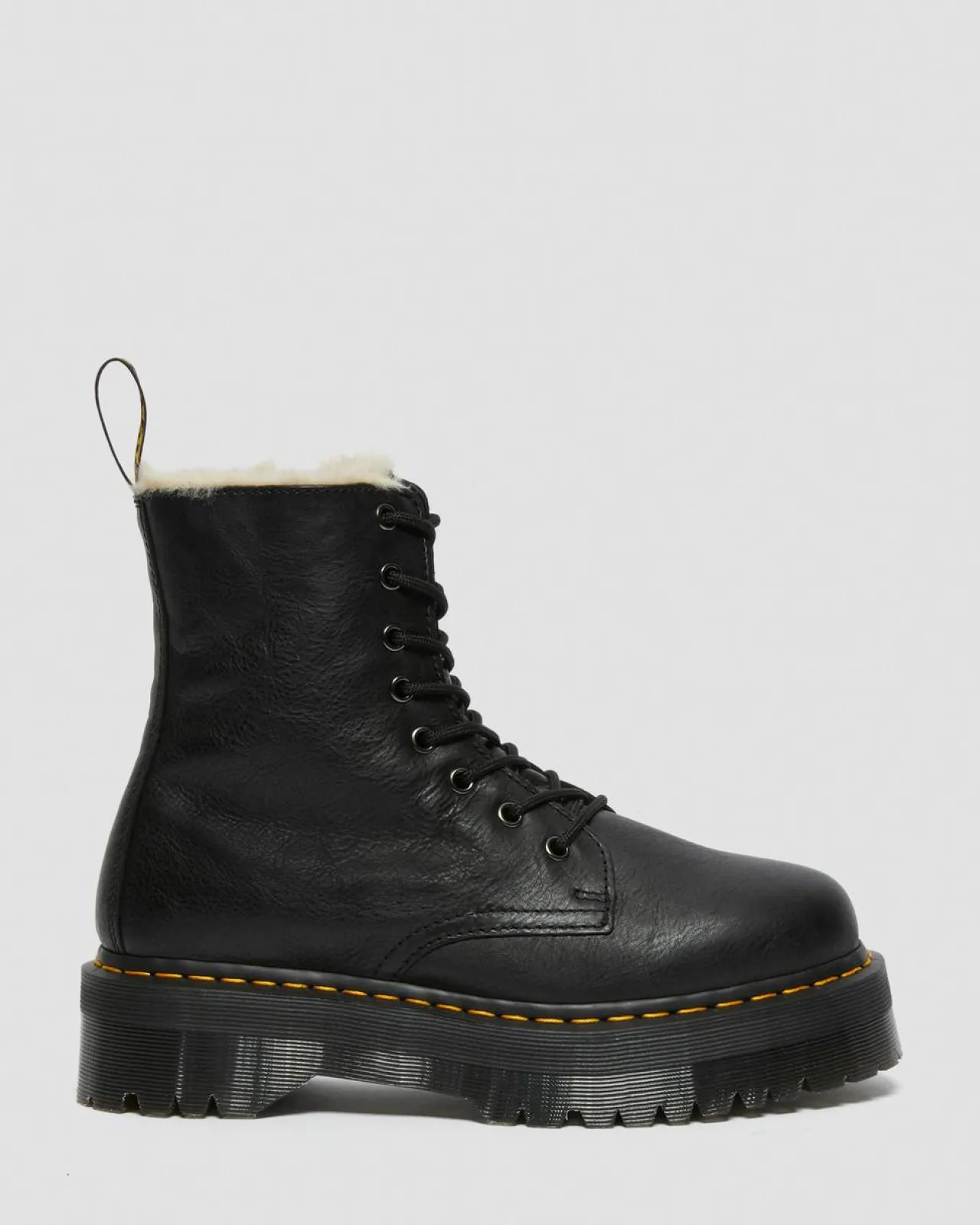 Dr. Martens Jadon Imitatiebont Gevoerde Leren Platformlaarzen^WOMENS Winter Stijlen|Laarzen