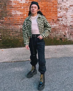 Dr. Martens Jadon Max Buttero Leren Platformlaarzen^UNISEX Veterlaarzen|Enkellaarzen