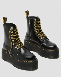 Dr. Martens Jadon Max Buttero Leren Platformlaarzen^UNISEX Veterlaarzen|Enkellaarzen