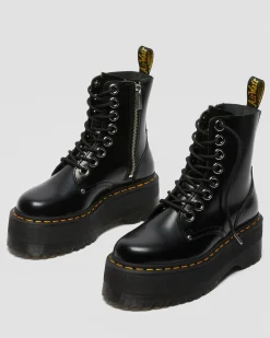 Dr. Martens Jadon Max Buttero Leren Platformlaarzen^UNISEX Veterlaarzen|Enkellaarzen
