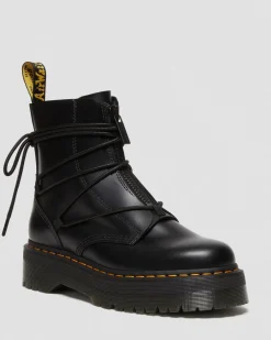 Dr. Martens Jarrick II Leren Platform Veterlaarzen^GIFTS Trending Stijlen|Platform Laarzen