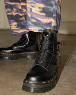 Dr. Martens Jarrick II Leren Platform Veterlaarzen^GIFTS Trending Stijlen|Platform Laarzen