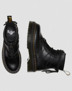 Dr. Martens Jarrick II Leren Platform Veterlaarzen^GIFTS Trending Stijlen|Platform Laarzen