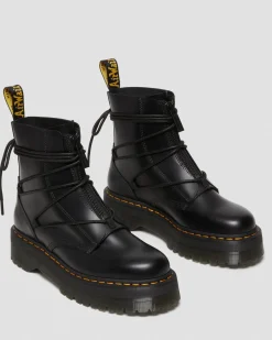 Dr. Martens Jarrick II Leren Platform Veterlaarzen^GIFTS Trending Stijlen|Platform Laarzen