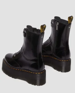 Dr. Martens Jetta Hi Max Buttero Leren Platform Laarzen^UNISEX Platform Laarzen|Laarzen
