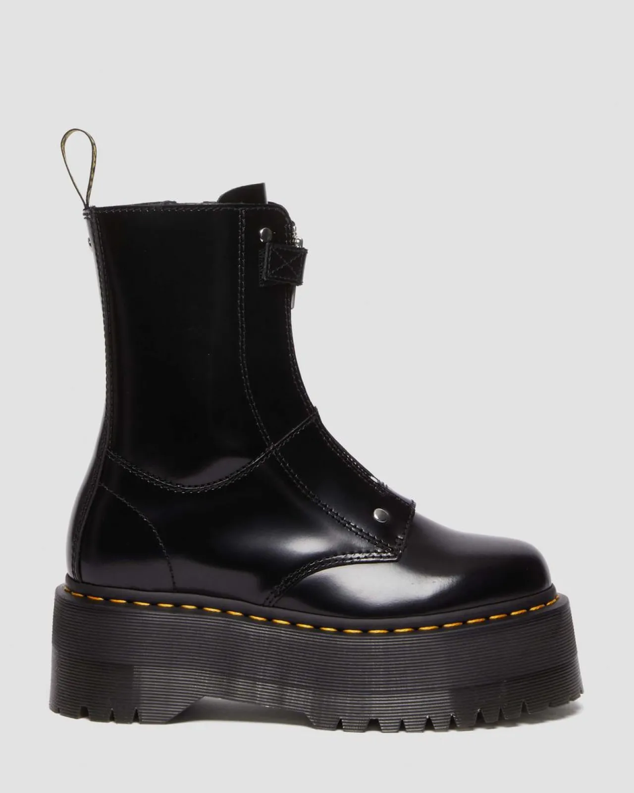 Dr. Martens Jetta Hi Max Buttero Leren Platform Laarzen^UNISEX Platform Laarzen|Laarzen