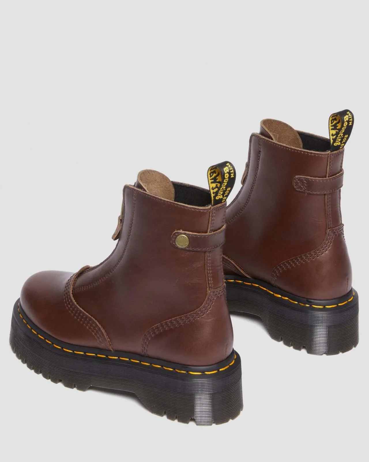 Dr. Martens Jetta Platformlaarzen^UNISEX Platform Laarzen|Zachte Leren Laarzen