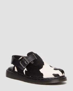 Dr. Martens Jorge II Hair-On Koeienprint Mules^MENS Sandalen|Schoenen