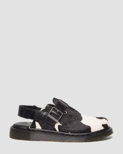 Dr. Martens Jorge II Hair-On Koeienprint Mules^MENS Sandalen|Schoenen