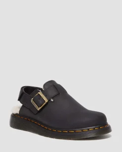 Dr. Martens Jorge II Imitatiebont Gevoerde Mules^UNISEX Nieuw Binnen|Casual Stijlen