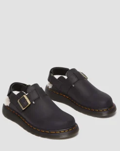 Dr. Martens Jorge II Imitatiebont Gevoerde Mules^UNISEX Nieuw Binnen|Casual Stijlen