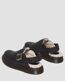 Dr. Martens Jorge II Imitatiebont Gevoerde Mules^UNISEX Nieuw Binnen|Casual Stijlen