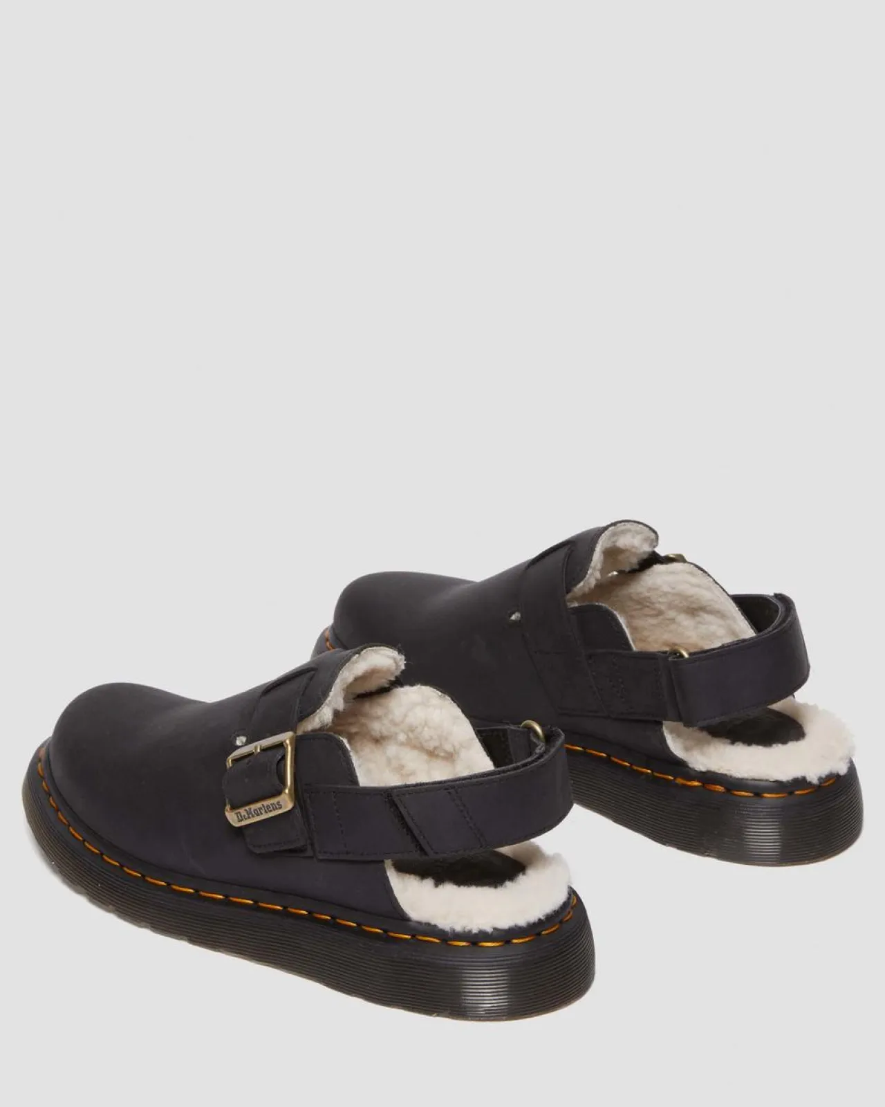 Dr. Martens Jorge II Imitatiebont Gevoerde Mules^UNISEX Nieuw Binnen|Casual Stijlen
