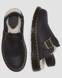 Dr. Martens Jorge II Imitatiebont Gevoerde Mules^UNISEX Nieuw Binnen|Casual Stijlen