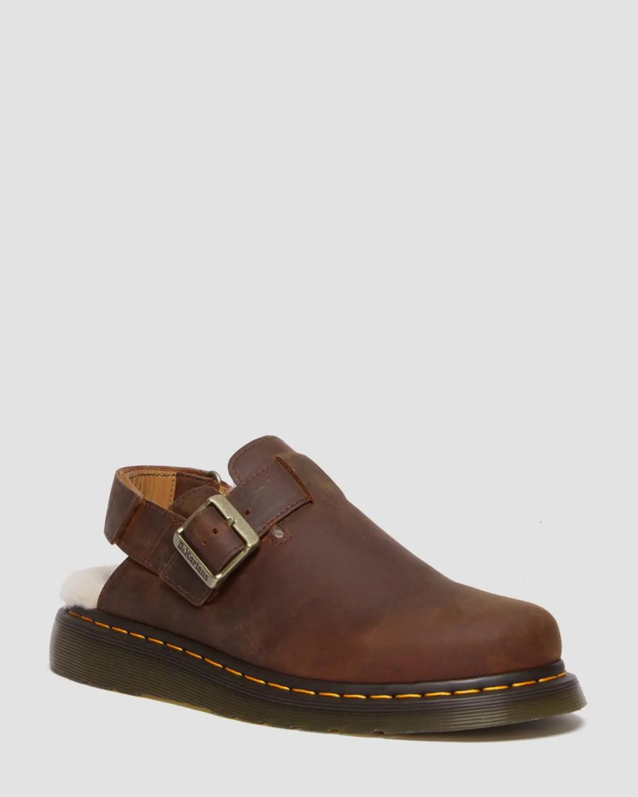 Dr. Martens Jorge II Imitatiebont Gevoerde Mules^UNISEX Nieuw Binnen|Trending Stijlen