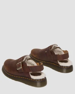 Dr. Martens Jorge II Imitatiebont Gevoerde Mules^UNISEX Nieuw Binnen|Trending Stijlen