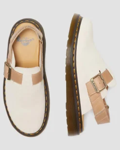 Dr. Martens Jorge II Suède & Leren Slingback Mules^MENS Suède|Casual Stijlen