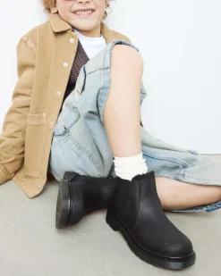 Dr. Martens Junior 2976 Leonore Imitatiebont Gevoerde Chelsea Boots^KIDS Laarzen|Meisjes