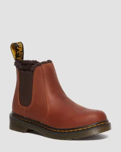 Dr. Martens Junior 2976 Leonore Leren Laarzen^UNISEX Sale Voor Kinderen|Laarzen