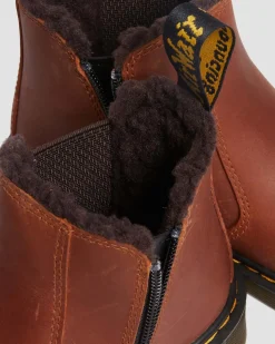 Dr. Martens Junior 2976 Leonore Leren Laarzen^UNISEX Sale Voor Kinderen|Laarzen