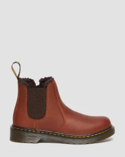 Dr. Martens Junior 2976 Leonore Leren Laarzen^UNISEX Sale Voor Kinderen|Laarzen