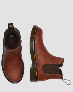 Dr. Martens Junior 2976 Leonore Leren Laarzen^UNISEX Sale Voor Kinderen|Laarzen