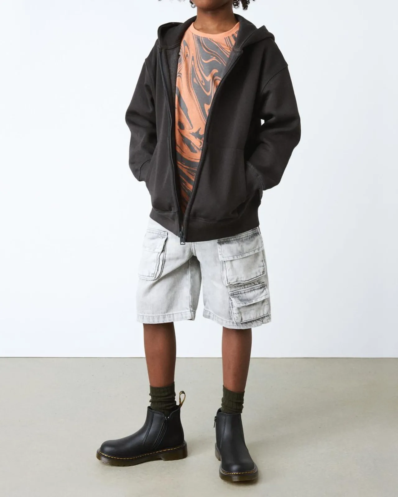 Dr. Martens Junior 2976 Softy T Leren Chelsea Boots^KIDS Meisjes Schoolschoenen|Jongens Schoolschoenen