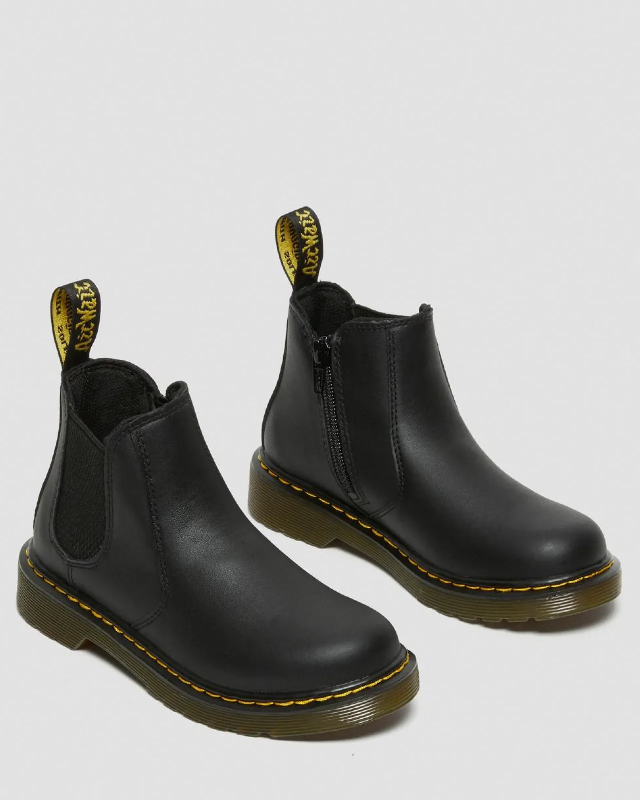 Dr. Martens Junior 2976 Softy T Leren Chelsea Boots^KIDS Meisjes Schoolschoenen|Jongens Schoolschoenen