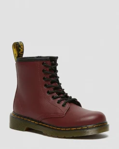 Dr. Martens Junior 1460 Softy T Leren Veterlaarzen^KIDS Meisjes Schoolschoenen|Laarzen