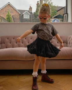 Dr. Martens Junior 1460 Softy T Leren Veterlaarzen^KIDS Meisjes Schoolschoenen|Laarzen