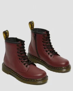 Dr. Martens Junior 1460 Softy T Leren Veterlaarzen^KIDS Meisjes Schoolschoenen|Laarzen