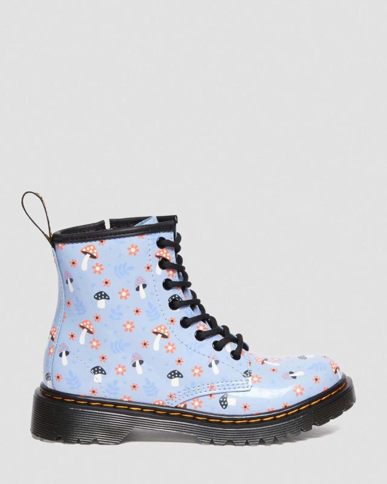 Dr. Martens Junior 1460 Woodland Lakleren Veterlaarzen^KIDS Sale Voor Kinderen