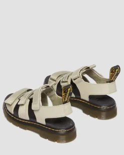 Dr. Martens Junior Callan Extra Tough Leren Sandalen^UNISEX Sale Voor Kinderen|Schoenen