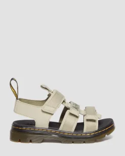 Dr. Martens Junior Callan Extra Tough Leren Sandalen^UNISEX Sale Voor Kinderen|Schoenen