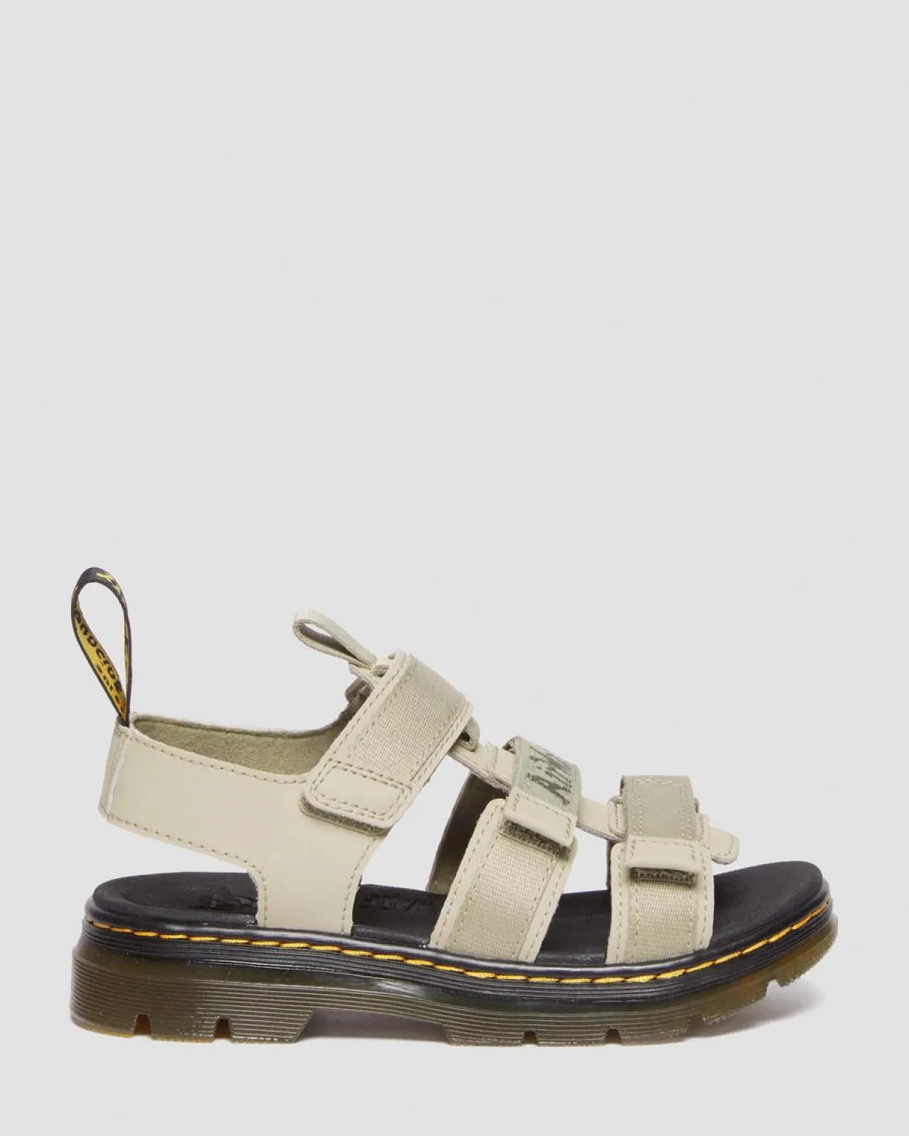 Dr. Martens Junior Callan Extra Tough Leren Sandalen^UNISEX Sale Voor Kinderen|Schoenen