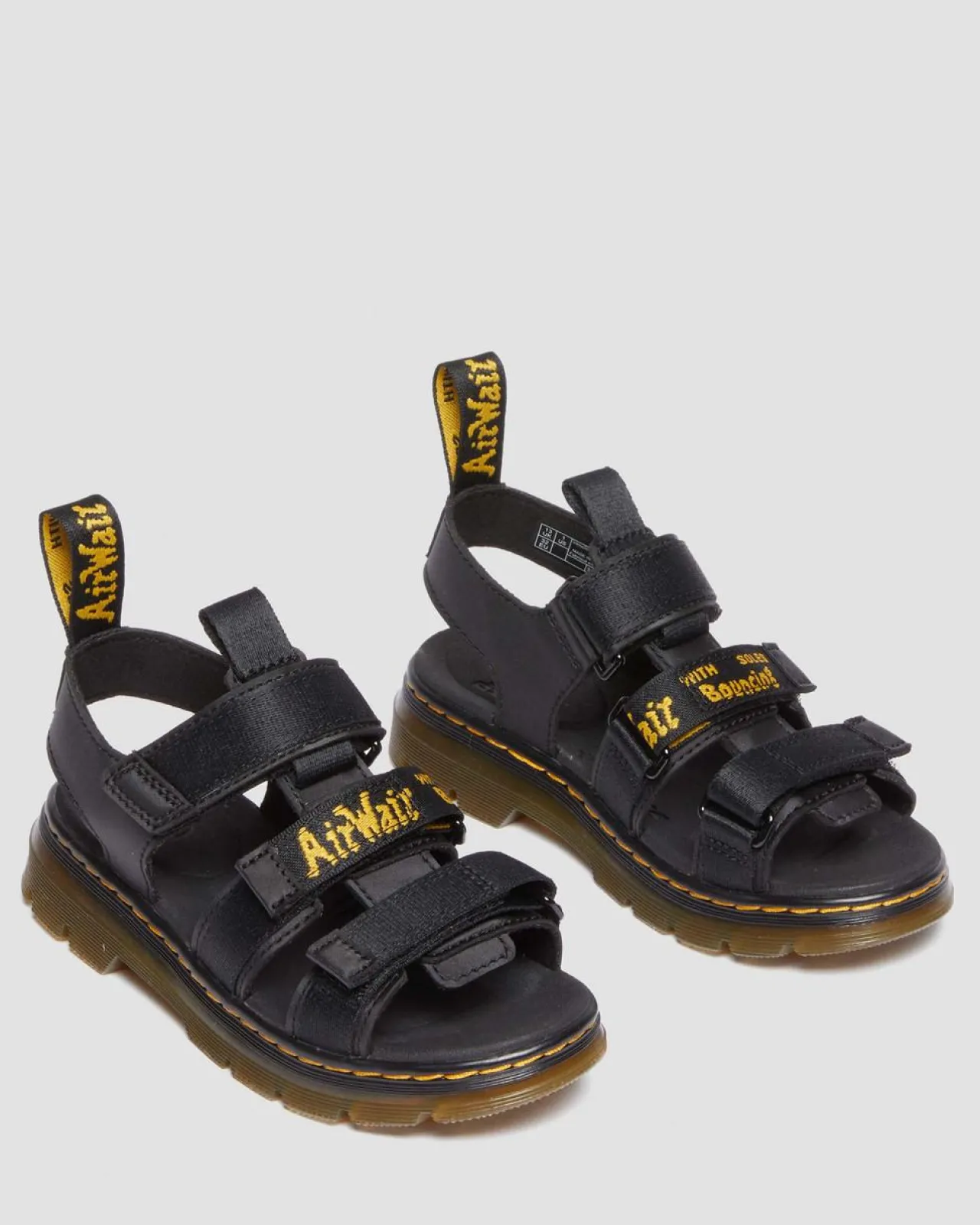 Dr. Martens Junior Callan Extra Tough Leren Sandalen^UNISEX Sale Voor Kinderen|Schoenen