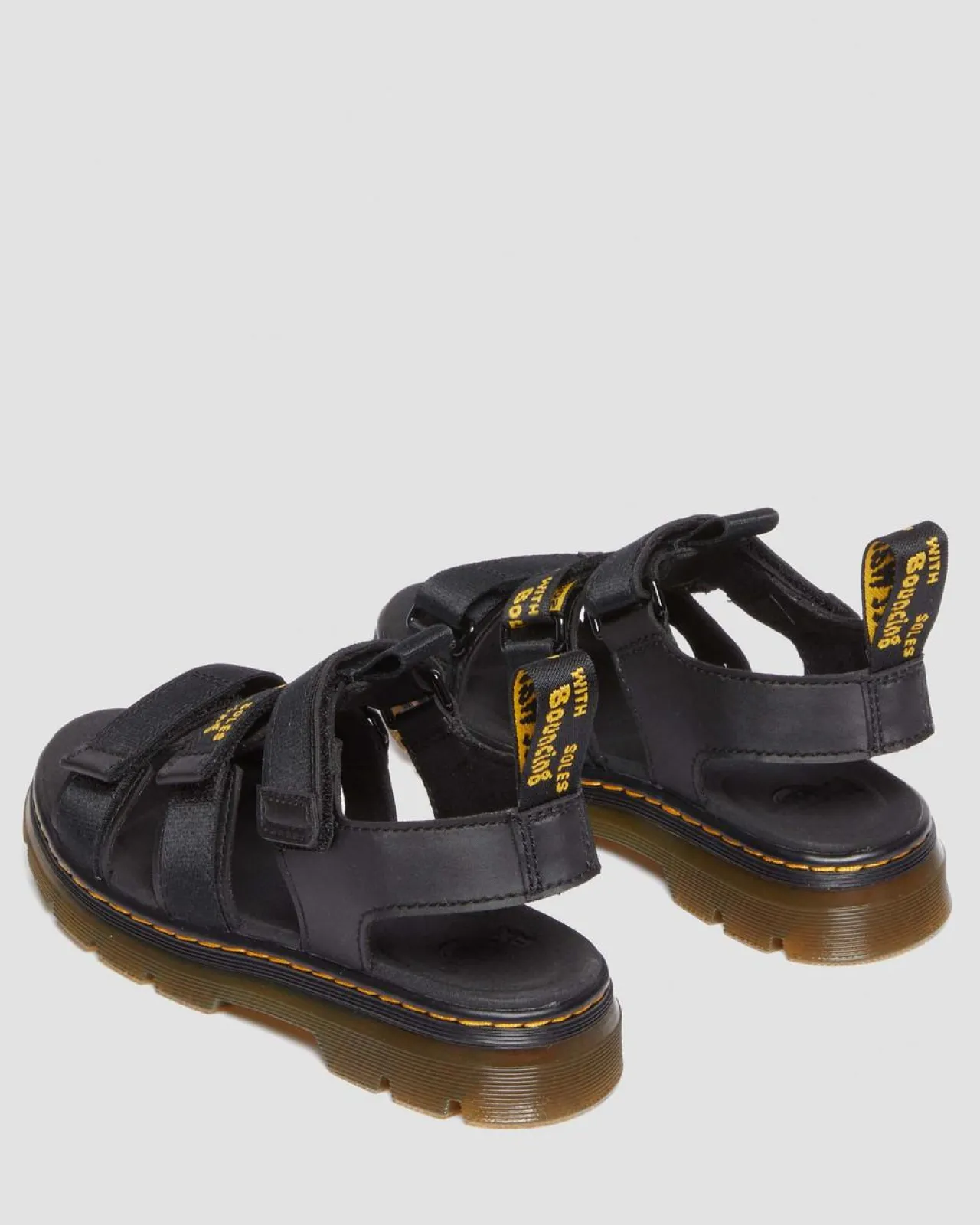 Dr. Martens Junior Callan Extra Tough Leren Sandalen^UNISEX Sale Voor Kinderen|Schoenen