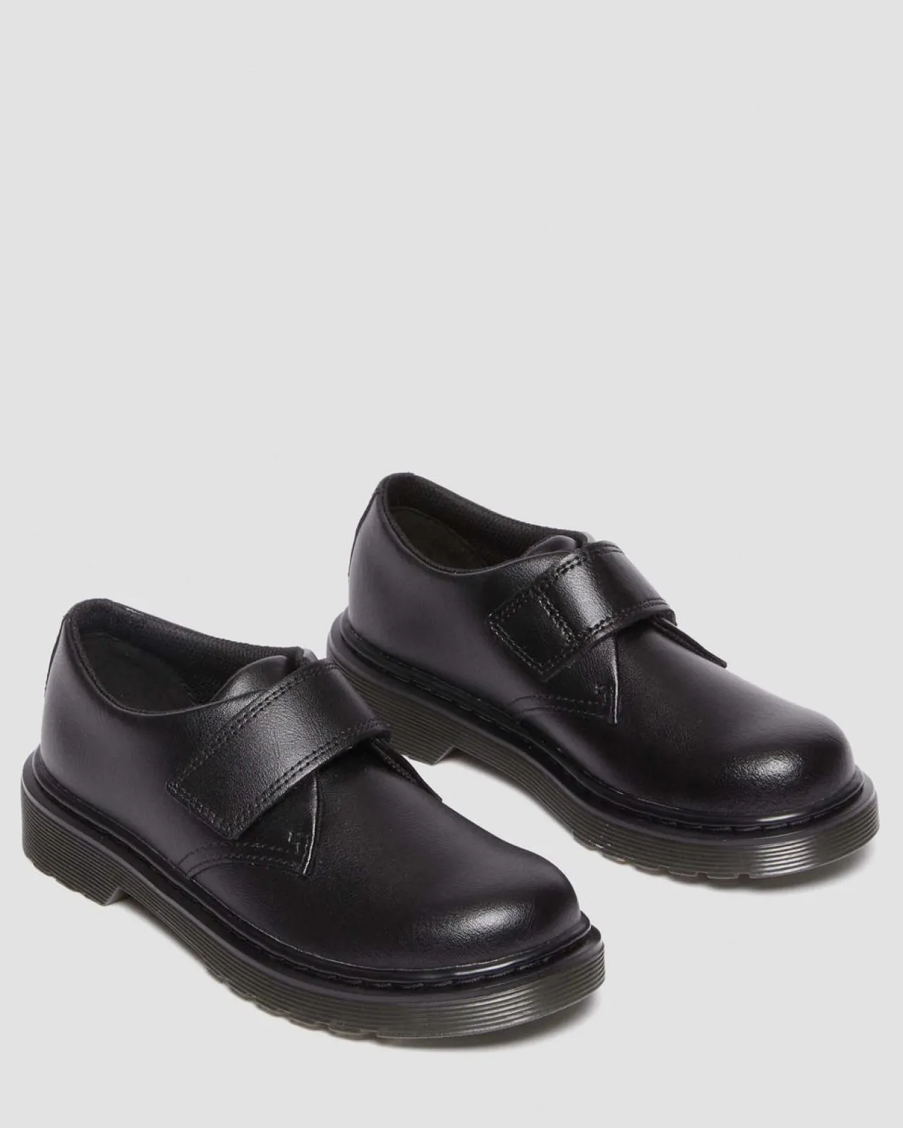 Dr. Martens Junior Kamron Leren Velcro Oxford Schoenen met Band^KIDS Meisjes Schoolschoenen|Jongens Schoolschoenen