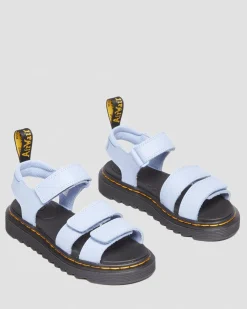 Dr. Martens Junior Klaire Athena Leren Velcro Sandalen met Band^UNISEX Sale Voor Kinderen|Maat 28 Tot 36 - Kind