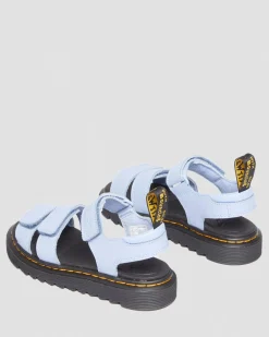 Dr. Martens Junior Klaire Athena Leren Velcro Sandalen met Band^UNISEX Sale Voor Kinderen|Maat 28 Tot 36 - Kind