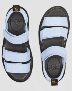 Dr. Martens Junior Klaire Athena Leren Velcro Sandalen met Band^UNISEX Sale Voor Kinderen|Maat 28 Tot 36 - Kind