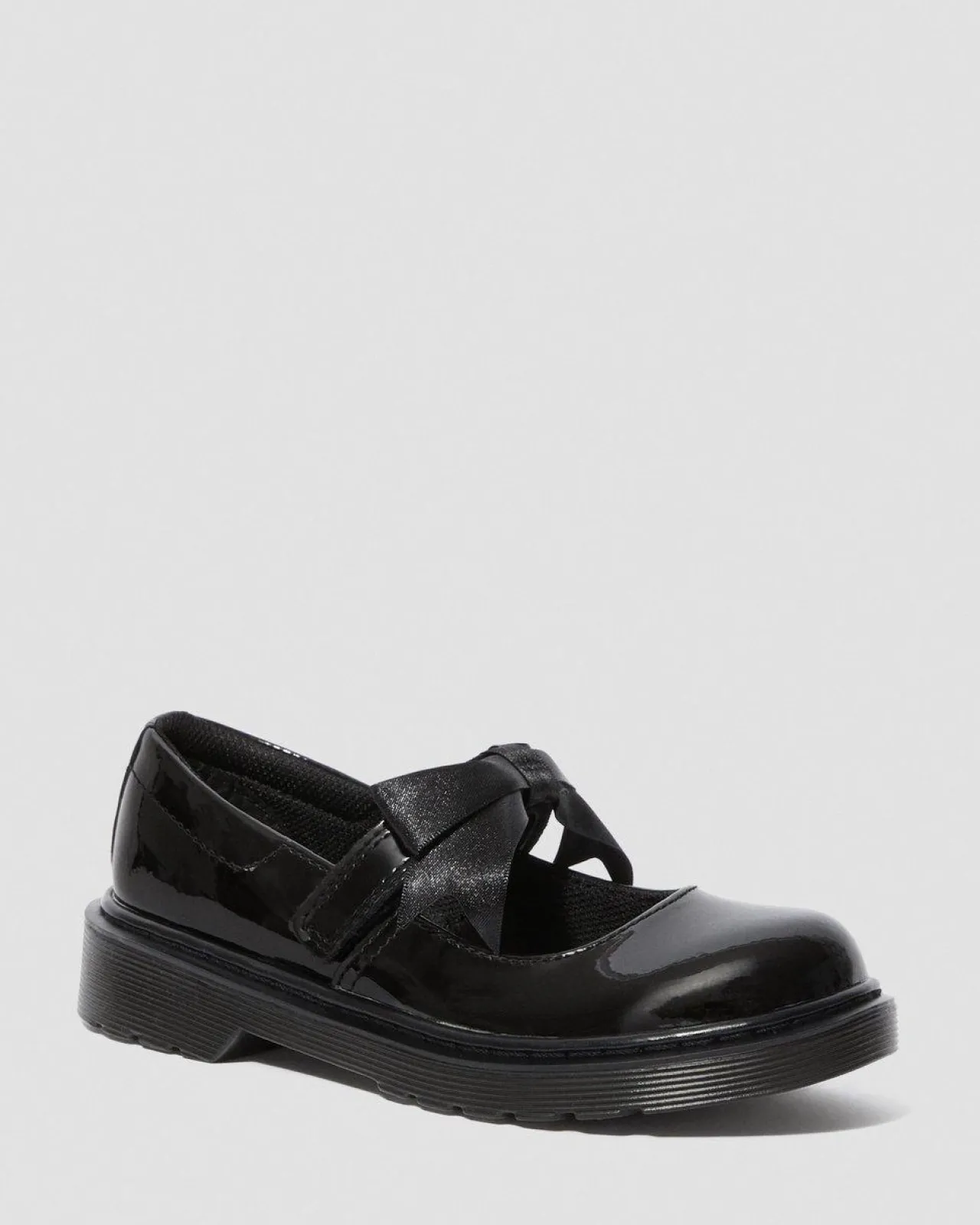 Dr. Martens Junior Maccy II Lakleren Mary Jane Schoenen^KIDS Meisjes Schoolschoenen|Schoenen
