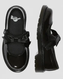 Dr. Martens Junior Maccy II Lakleren Mary Jane Schoenen^KIDS Meisjes Schoolschoenen|Schoenen