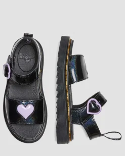 Dr. Martens Junior Marlowe Galaxy Shimmer Hart Sandalen^KIDS Sale Voor Kinderen|Maat 28 Tot 36 - Kind