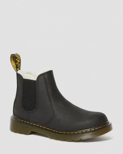 Dr. Martens Kinderen 2976 Leonore Gevoerde Chelsea Boots^KIDS Sale Voor Kinderen|Meisjes Schoolschoenen