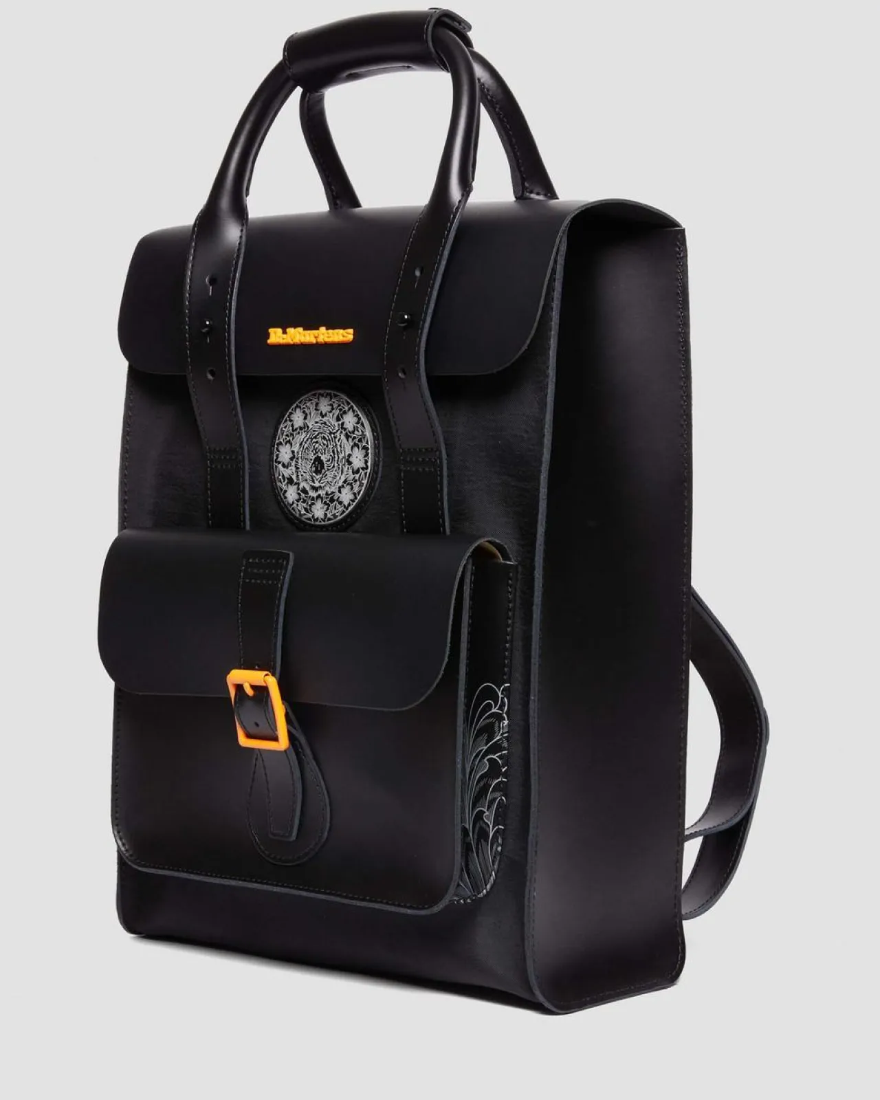 Dr. Martens King Nerd Leren Rugzak^UNISEX Tassen|Rugzakken