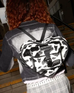 Dr. Martens Koeienprint Hartvormige Tas^UNISEX Accessoires Sale|Tassen