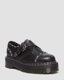 Dr. Martens Monk Strap Quad Contrasterende Stee Platform Schoenen^ Nieuw Binnen|Trending Stijlen
