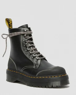 Dr. Martens Moreno Smooth Leather Platform Boots^GIFTS Enkellaarzen|Veterlaarzen